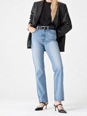 J. Crew Classic Straight Jeans 25 Medium Wash 90s Minimalist Classic Denim